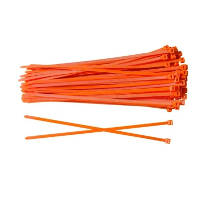Afbeelding van Kortpack Oranje Kabelbinders 140mm X 3.6mm (1000 Stuks (10 Zakjes Á 100 Stuks))