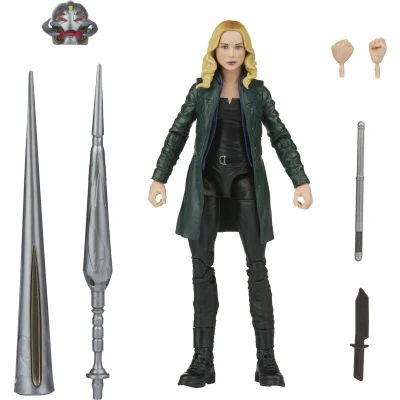 Afbeelding van Marvel Legends Series, 15 cm Sharon Carter figuur uit de MCU serie Disney+ Falcon en The Winter Soldaat, 4 accessoires 2 stuks Build a Figure