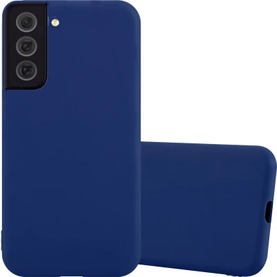 Afbeelding van Cadorabo Hoesje geschikt voor Samsung Galaxy S22 PLUS in CANDY DONKER BLAUW Beschermhoes gemaakt van flexibel TPU silicone Case Cover