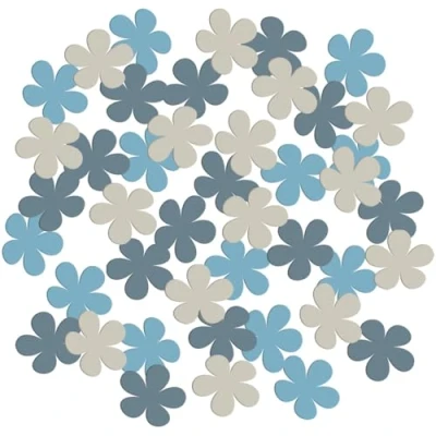 Afbeelding van Folat Blooming baby boy confetti 80 stuks