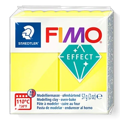 Image de Pâte Fimo effect Néon Jaune 101 57 gr