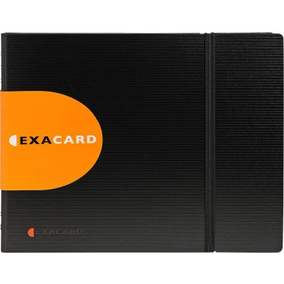 Afbeelding van Exacompta Visitekaartenmap Exactive, Ft 20 x 25 cm, voor 240 kaarten, zwart 5 stuks