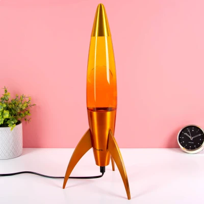 Afbeelding van Rocket Lavalamp Oranje Geel Gradient