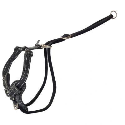 Afbeelding van Rogz Utility Stop Pull Tuig Zwart Hondenharnas 45 75x2.0 cm
