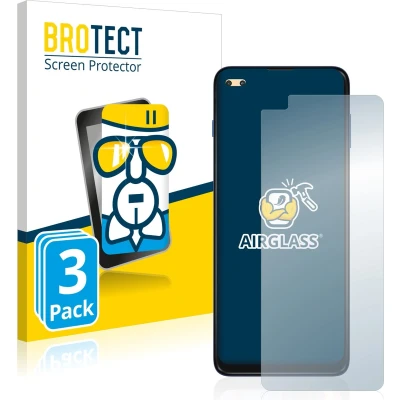 Afbeelding van BROTECT Screenprotector voor Motorola Moto G 5G Plus Folie Beschermfolie Beschermglas transparant (3 Stuks)