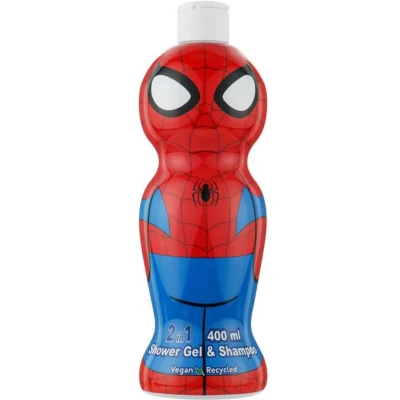 Afbeelding van 2 in 1 Gel en Shampoo Air Val Spiderman (400 ml)