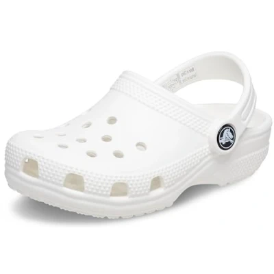 Image de Crocs Classic Clog T Mixte enfant Sabots, White, 24/25 EU