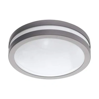 Afbeelding van EGLO connect Locana C LED buiten wandlamp zilver