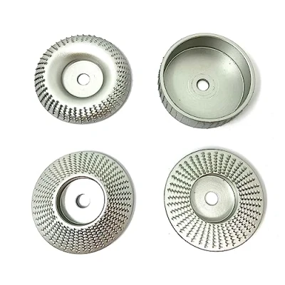 Afbeelding van Wellerwerkzeuge I Set van 4 raspschijven 76 x 10 mm voor mini accuhaakse slijpers zoals Bosch GWS 12 10,8 houtbewerking en hoeven