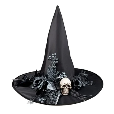 Afbeelding van Boland Hoed Heks Skulla 57 Volwassenen Vrouwen Halloween en Horror