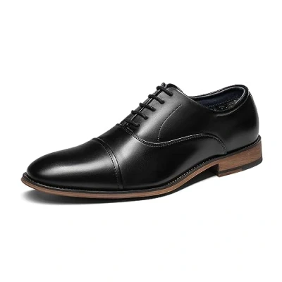 Afbeelding van Bruno Marc Derby heren veterschoenen klassieke zakelijke kostuumschoenen, Prins 16 zwart
