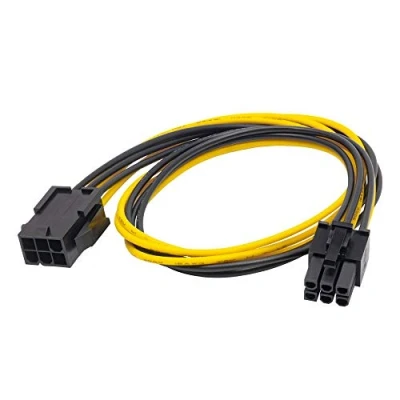 Afbeelding van AKYGA AK CA 46 adapterkabel PCI E 6 polig naar mannelijk 40 cm