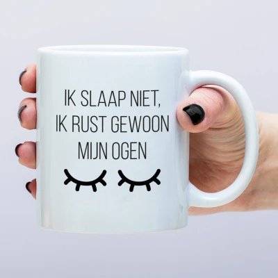 Afbeelding van Mok Ik Slaap Niet