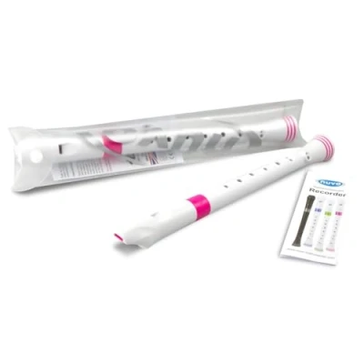 Afbeelding van Nuvo Blokfluit NURG300 wit/roze