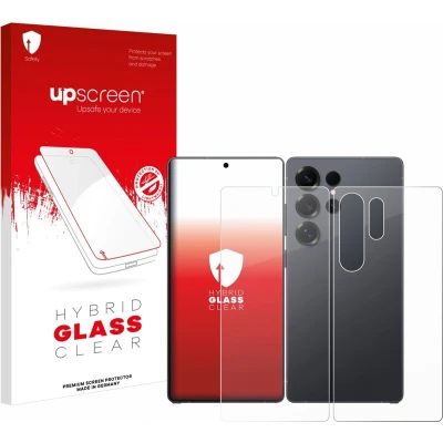 Afbeelding van upscreen Screenprotector voor Samsung Galaxy S25 Ultra (Voor+Achter) Folie Beschermfolie Beschermglas transparant