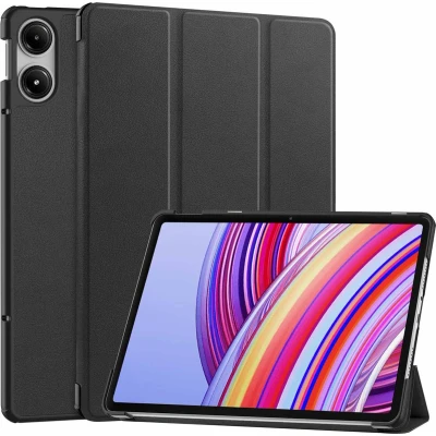 Afbeelding van imoshion Tablet Hoes Geschikt voor POCO Pad, Xiaomi Redmi Pad Pro Trifold Bookcase Zwart