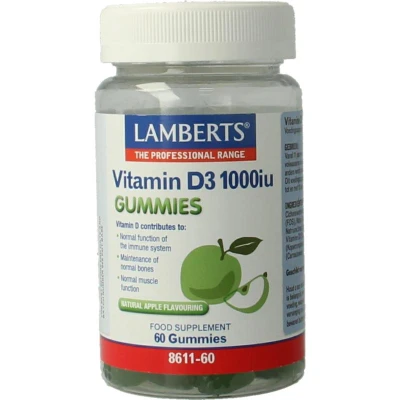 Afbeelding van vitamine d3 100ie gummies
