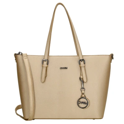 Afbeelding van Charm London Birmingham Shopper Licht goud
