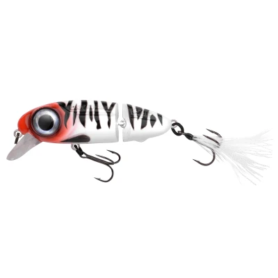 Afbeelding van Spro Iris Underdog Jointed 10cm 26gr Redhead Tiger Plug