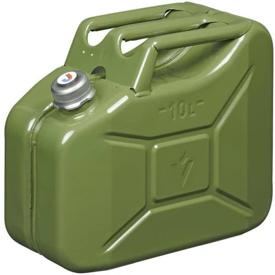 Afbeelding van Pro Plus Jerrycan 10 liter Metaal Groen met Magnetische Schroefdop UN en TÜV/GS Gekeurd
