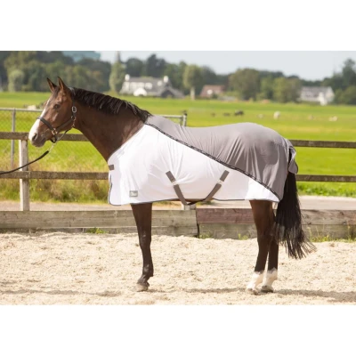 Afbeelding van Harry&#039;s Horse Vliegendeken Mesh pro Grijs 130/175