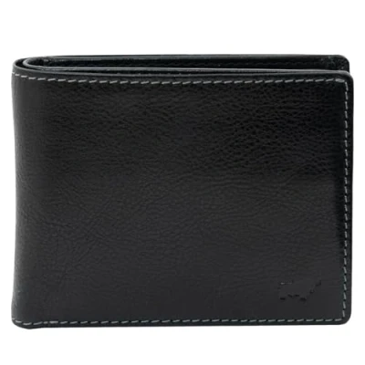 Afbeelding van Braun Büffel Portemonnee Arezzo RFID Wallet 4+4CS Black Zwart