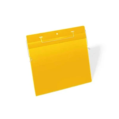 Afbeelding van Durable 175404 Draadbeugelmap Geel (b x h) 297 mm 210 DIN A4 liggend