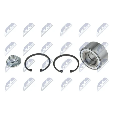 Afbeelding van NTY KLP FR 010 Wiellagerset Vooras links, rechts Met moer 75mm FORD: MONDEO 3, 3 Stufenheck