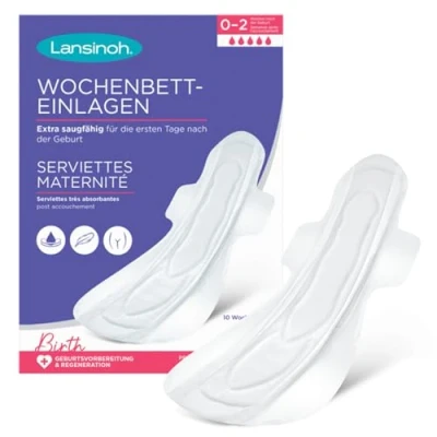 Afbeelding van Lansinoh 10 stuks 0 2 weken Kraamverband 69620