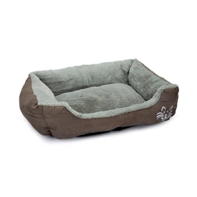 Afbeelding van Bz katten ligbed baboo grijs pluche