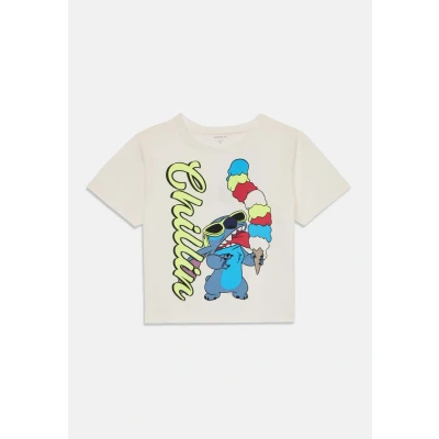 Afbeelding van Name it Nmmmalix Stitch Tshirt print voor kinderen, Maat: 92, Cloud dancer