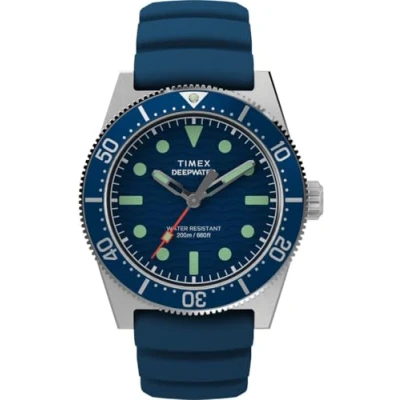 Afbeelding van Timex Deep Water Reef TW2W74600 Horloge Rubber Blauw Ø 41 mm