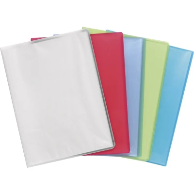 Afbeelding van Exacompta Chromaline uitlaatbeschermhoes, polypropyleen, 120 pagina&#039;s, verschillende kleuren, 8 stuks