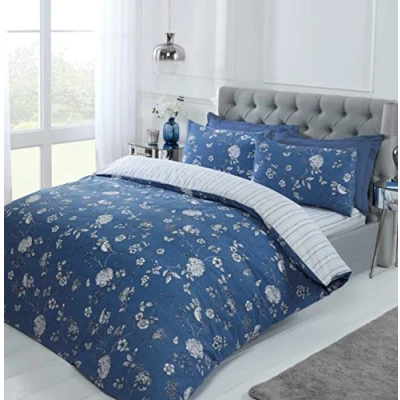 Afbeelding van Dekbedovertrek Toile blauw / Lits jumeaux