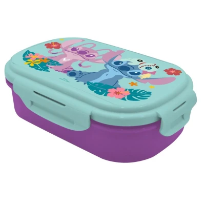 Afbeelding van Lilo &amp; Stitch Lunchbox met bestek 8435507889988