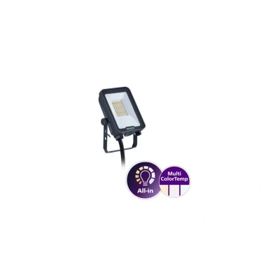 Afbeelding van Philips LED Breedstraler Ledinaire BVP167 Grijs 20W 2400lm 110D 830 840 865 IP65 Symmetrisch