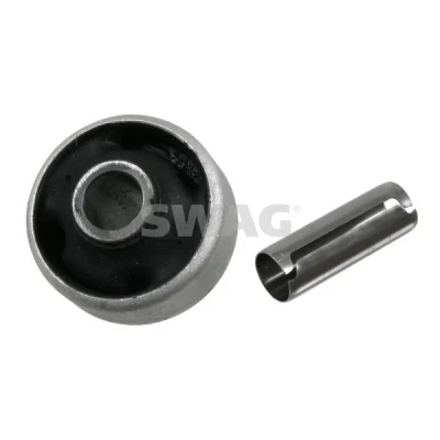 Afbeelding van SWAG 30 75 0002 Draagarmrubbers Met montagehuls Vooras links, Onder, Achter, rechts Rubber, Aluminium VOLKSWAGEN: GOLF 2