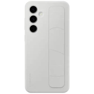 Afbeelding van Samsung Standing Grip Case Geschikt voor Galaxy S24 FE Grijs