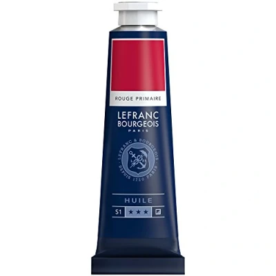 Image de Peinture à l&#039;huile en tube rouge primaire 40ml Lefranc &amp; Bourgeois