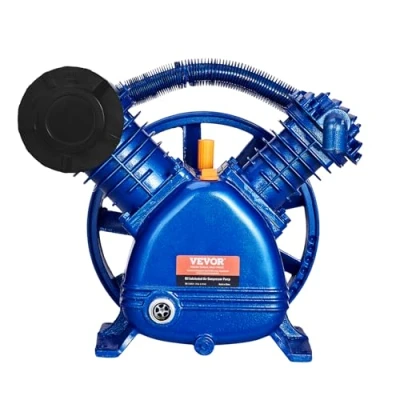 Image de VEVOR Tête de Pompe Compresseur Air Piston 5,5 CV Débit 162 L/min 2 Cylindres