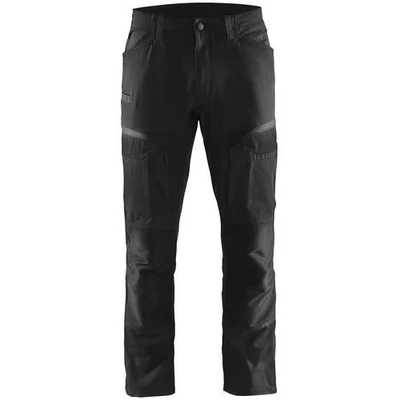 Image de Pantalon services stretch noir/gris foncé