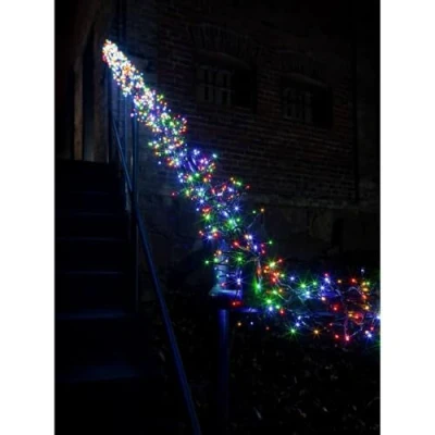 Afbeelding van Konstsmide 3864 500 Clusterlichtketting Buiten werkt op het lichtnet Aantal lampen 1152 LED Meerkleurig Verlichte lengte: 8.6 m