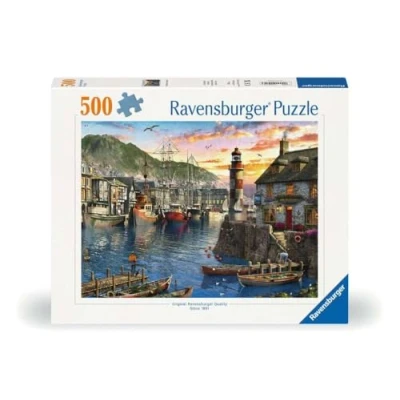 Afbeelding van Legpuzzel S&#039;ochtends bij de Haven, 500st.