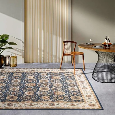 Afbeelding van Buitenkleed Nicolas Blauw / Crème Villeroy &amp; Boch 160 x 235 cm Ga naar Dekbed Discounter.nl Profiteer Nu
