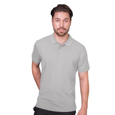Image de HRM Polo lourd pour homme 100% coton basique lavable jusqu&#039;à 60 C Vêtement durable et de qualité supérieure, sable, XXL