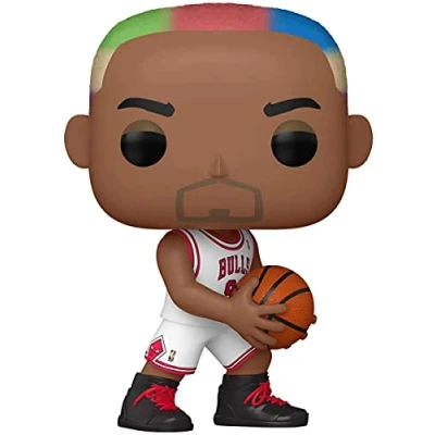 Afbeelding van Pop NBA Legends Dennis Rodman Bulls Home Jersey Vinyl Figure