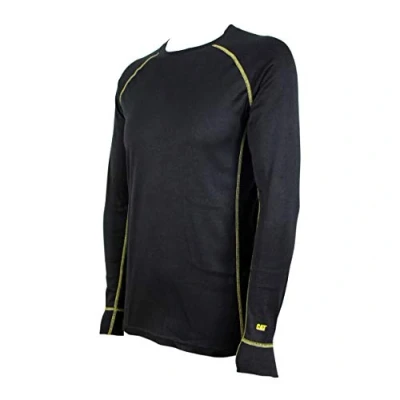 Afbeelding van Caterpillar Thermisch t shirt met lange mouwen, vochtopname, warm, comfortabel, zwart