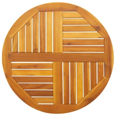 Afbeelding van vidaXL Tafelblad rond Ø 70x2 cm massief acaciahout