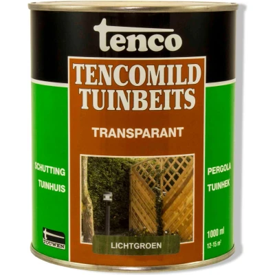 Afbeelding van Tenco Tencomild Transparant Lichtgroen Tuinbeits 1 liter