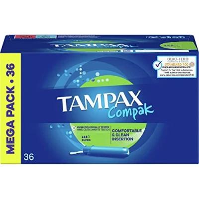 Afbeelding van Tampax Tampons Super 36 stuks